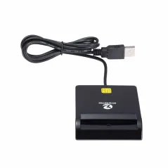 Smart Card Reader Zoweetek 12026-1 Card type ISO7816 Class A, B and C รองรับ Windows 10, Linux