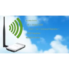 Tenda W150M+ Wireless AP/Client/WDS/Repeater 150Mbps ทำ Repeater หรือ เชื่อมต่อ Internet TV ไม่ต้องลากสาย Lan