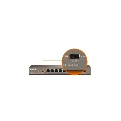 TENDA TEF1109P POE Switch 9 Port 10/100Mbps จ่ายไฟ POE 802.3af 8 Port รวม 120W ทำ VLAN ด้วย Dib SW.