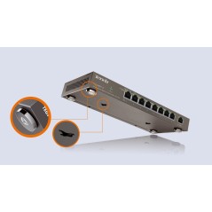 TENDA TEG1009P-EI Gigabit POE Switch 9 Port ความเร็ว Gigabit จ่ายไฟ POE มาตรฐาน 802.3at/af 8 Port รวม 121.2W