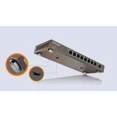 TENDA TEG1009P-EI Gigabit POE Switch 9 Port ความเร็ว Gigabit จ่ายไฟ POE มาตรฐาน 802.3at/af 8 Port รวม 121.2W