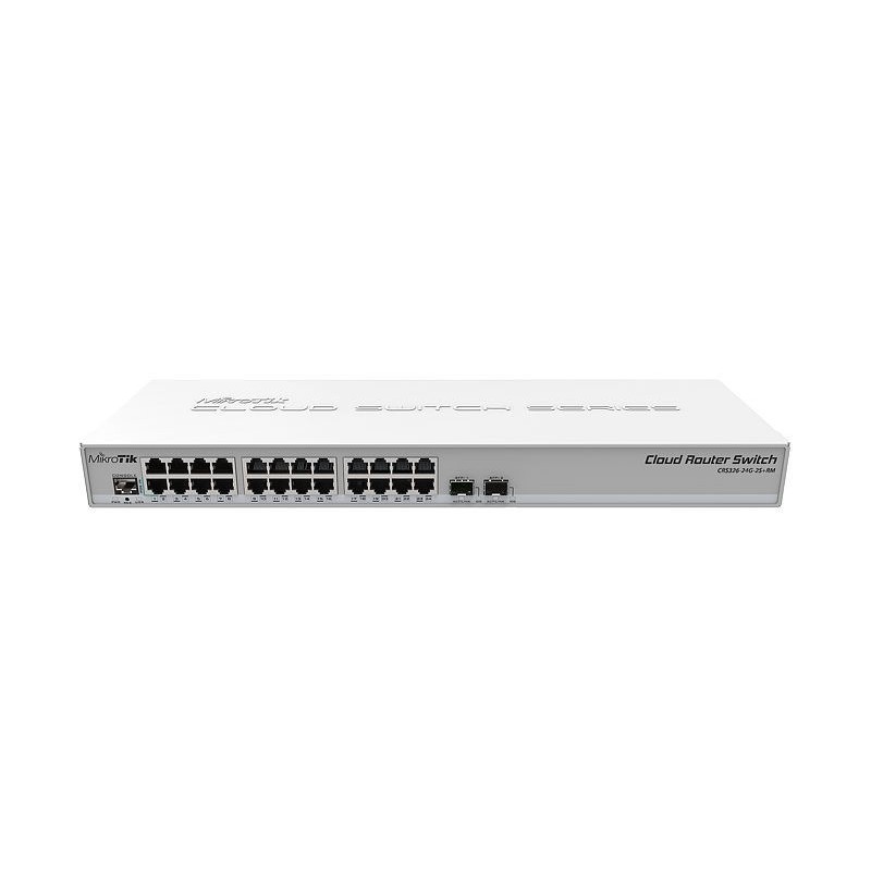 Mikrotik Cloud Router Switch CRS326-24G-2S+RM 24 Port Gigabit, 2 Port SFP+ CPU 800Mhz ROS Lv.5