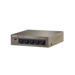 TENDA TEF1105P POE Switch 5 Port ความเร็ว100Mbps จ่ายไฟ POE 802.3af/at 4 Port สูงสุด 63W