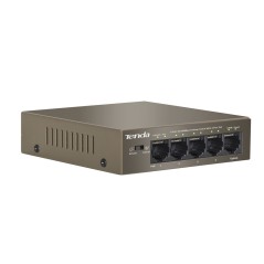 TENDA TEF1105P POE Switch 5 Port ความเร็ว100Mbps จ่ายไฟ POE 802.3af/at 4 Port สูงสุด 63W