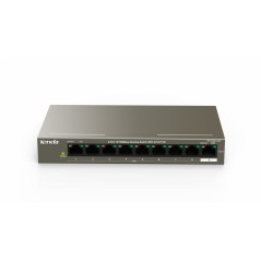 TENDA TEF1109P-8-63W POE Switch 9 Port 100Mbps จ่ายไฟ POE 802.3af 8 Port รวม 63W, VLAN