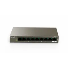 TENDA TEF1109P-8-63W POE Switch 9 Port 100Mbps จ่ายไฟ POE 802.3af 8 Port รวม 63W, VLAN