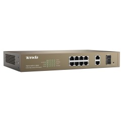 TENDA TEF1210P-8-150W L2 Manage PoE Switch 8 Port 100Mbps, 2 Port Gigabit จ่ายไฟ POE 802.3at 123W