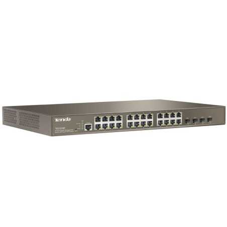 Switch de bureau TENDA TEG1024F à 24 ports avec 2 emplacements SFP