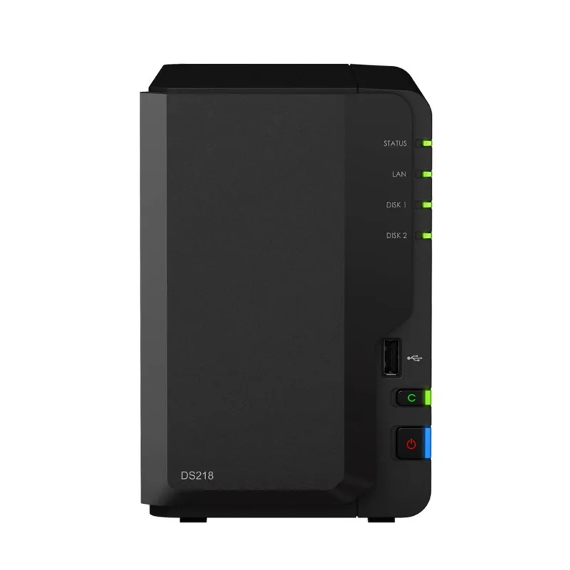 Synology DS218 NAS server 2Bay Max 32TB Ram 2GB CPU Quad