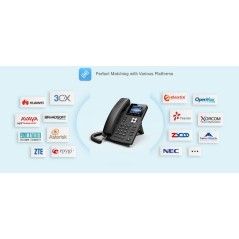 Fanvil X3SP IP-Phone 2 SIP Lines Account , HD Voice, จอ LCD Color 320x240 รองรับ PoE
