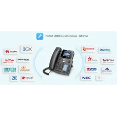 Fanvil X4 IP-Phone 4 SIP Lines Account , HD Voice, จอ LCD Color 320x240 Smart Phonebook รองรับ PoE