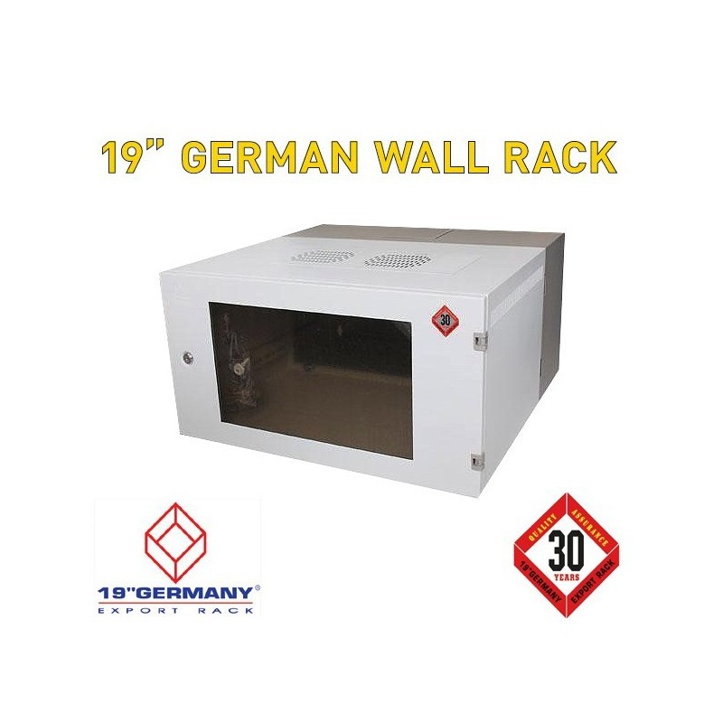 ตู้ Rack 6U 19" GERMAN WALL RACK G1-60606 6U 60x60x32cm