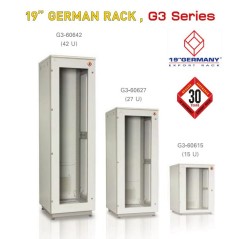 19" GERMAN RACK G3 Series G3-60615 Rack 15U WxDxH 60 x 60 x 85 cm