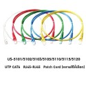 Link US-5102 สายแลน Patch Cord Cat6 เข้าหัวสำเร็จ ยาว 2เมตร รองรับความเร็ว Gigabit