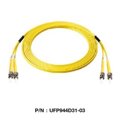 Link UFP944D31 Patch Cord Fiber Optic OS2 ST-ST Duplex Single-Mode UPC-UPC