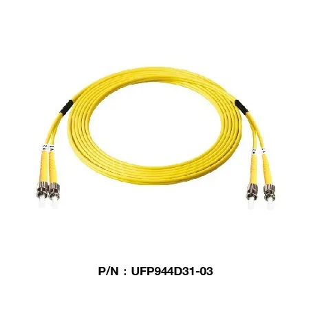 Link UFP944D31 Patch Cord Fiber Optic OS2 ST-ST Duplex Single-Mode UPC-UPC