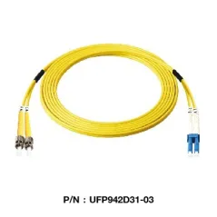 Link UFP942D31 Patch Cord Fiber Optic OS2 ST-LC Duplex Single-Mode UPC-UPC