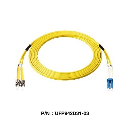 Link UFP942D31 Patch Cord Fiber Optic OS2 ST-LC Duplex Single-Mode UPC-UPC