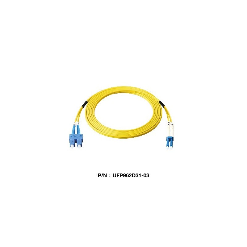 Link UFP962D31 Patch Cord Fiber Optic OS2 SC-LC Duplex Single-Mode UPC-UPC