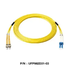 Link UFP982D31 Patch Cord Fiber Optic OS2 FC-LC Duplex Single-Mode UPC-UPC