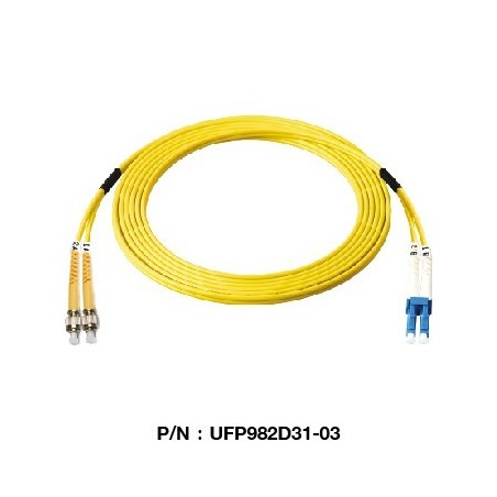 Link UFP982D31 Patch Cord Fiber Optic OS2 FC-LC Duplex Single-Mode UPC-UPC