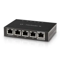 Ubiquiti EdgeRouter X (ER-X) Advanced Gigabit Ethernet Router 2 Wan, 5 Port Gigabit