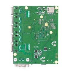 Mikrotik Router RB450Gx4, ROS LV.5 CPU 4 Core 716MHz Ram 1GB, 5 Port Gigabit , POE