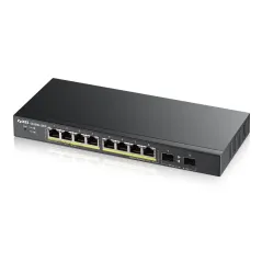 GS1900-10HP Zyxel L2 Smart Managed POE Switch 8 Port Gigabit, SFP 2 Port, POE 8 Port 77W