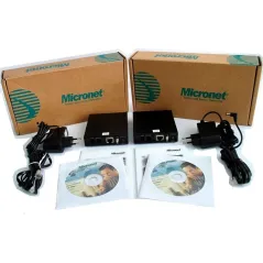 Micronet SP3501AM/AS VDSL CO/CPE Modem Extender เชื่อมเครือข่ายผ่านสายโทรศัพท์ Pack คู่. 1.9Km