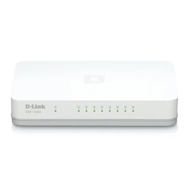 D-Link DGS-1008A 8-Port Gigabit Desktop Switch In Plastic Casing