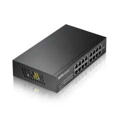 Zyxel GS1100-16 Unmanaged Gigabit Switch 16 Port ความเร็ว Gigabit พร้อม Rack Mount Kiting