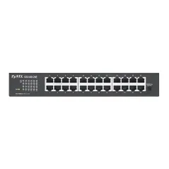 GS1100-24E Zyxel Gigabit Switch 24 Port ความเร็ว Gigabit พร้อม Rack Mount Kit