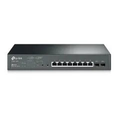 TP-LINK T1500G-10MPS JetStream 8-Port L2 Managed Gigabit POE Switch 2 SFP Slots, POE 116W