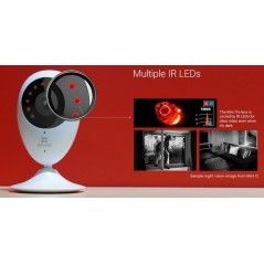 ezviz MiniO C2C Indoor Wi-Fi Camera Night Vision, ดู Online ผ่าน Cloud พร้อม microSDHC 16GB