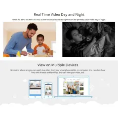 ezviz C6T Mini 360 Plus Wifi-IP Camera Pan/Tilt HD 1080P Two-Way Talk,eZ Cloud พร้อม microSD 16GB
