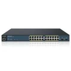 EnGenius EWS7928EFP L2-Managed Gigabit POE Switch 24 Port, 10Gb SFP+ จ่ายไฟสูงสุด 410W