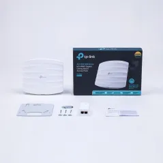 TP-LINK EAP225 AC1350 Wireless Access Point Dual-Band Gigabit Ceiling Mount, OMADA Controller