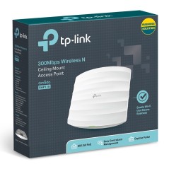 TP-LINK EAP115 Wireless N 2.4GHz 300Mbps Ceiling Mount Access Point, OMADA Controller