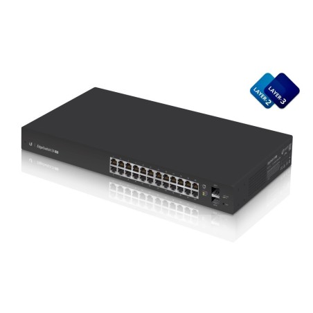 Ubiquiti EdgeSwitch ES-24-Lite L2/L3 Managed Gigabit Switch 24 Port, 2 Port SFP, VLAN, Routing