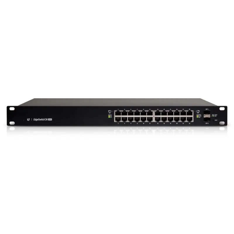 Ubiquiti EdgeSwitch ES-24-250W L2/L3 Managed Gigabit POE Switch 24 Port, 2 Port SFP, VLAN, Routing