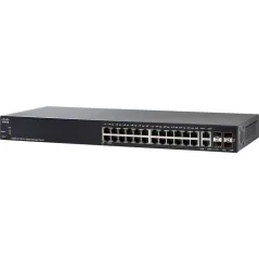 Cisco SG350-28 L3-Managed Switch 24 Port Gigabit, 2 Port Combo SFP รองรับ Static Routing, VLANs ควบคุมผ่าน Web