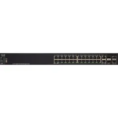 Cisco SG350X-24 Stackable L3-Managed Switch 24 Port Gigabit, 2 Port RJ45 10Gbps, 2 SFP+