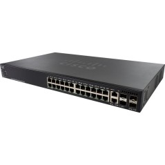 Cisco SG350X-24 Stackable L3-Managed Switch 24 Port Gigabit, 2 Port RJ45 10Gbps, 2 SFP+