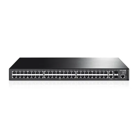 TP-LINK TL-SL3452 JetStream 48-Port 100Mbps, 4-Port Gigabit L2 Managed Switch, VLAN, DHCP Snooping