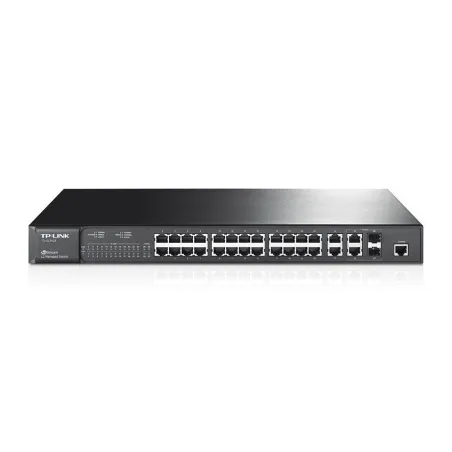TP-LINK TL-SL3428 JetStream 24-Port 100Mbps, 4-Port Gigabit L2 Managed Switch, VLAN, DHCP Snooping