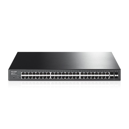 TP-LINK T1600G-52PS (TL-SG2452P) L2-Managed Gigabit POE Switch 48 Port, 4 SFP, 384W