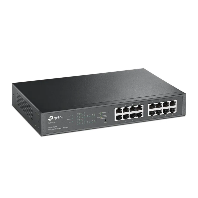 TL-SG1016PE TP-LINK 16-Port Gigabit Easy Smart PoE Switch
