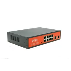 Wi-Tek WI-PS210G POE Switch 8 Port 100Mbps, 2 Port Gigabit POE 802.3af/at 8 Port Max 150W