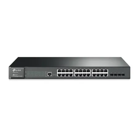 TP-LINK T2600G-28TS (TL-SG3424) JetStream 24-Port Gigabit L2 Managed Switch, 4 SFP