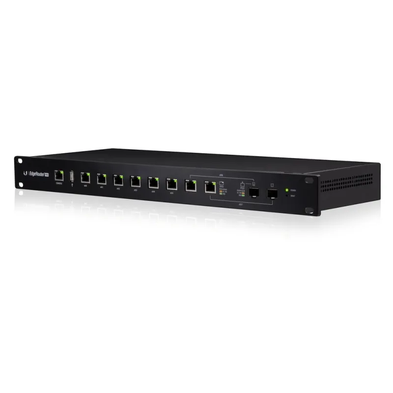 Ubiquiti EdgeRouter ERPro-8 Advanced Gigabit Ethernet Router 8 Port, 2.4MPPS, 2 Port SFP